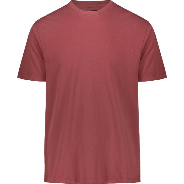 t-shirt Doppelganger marrone tinta unita