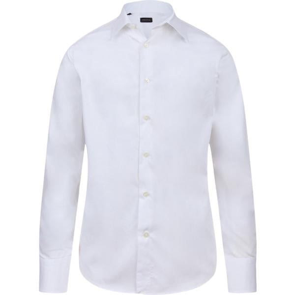 camicie Doppelganger bianco tinta unita