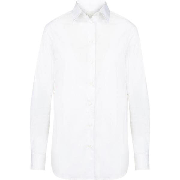 camicie Doppelganger bianco tinta unita