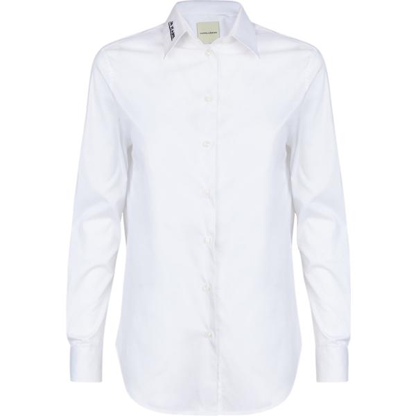 camicie Doppelganger bianco tinta unita