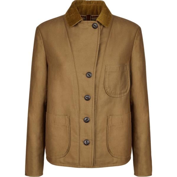 blazer Doppelganger marrone tinta unita