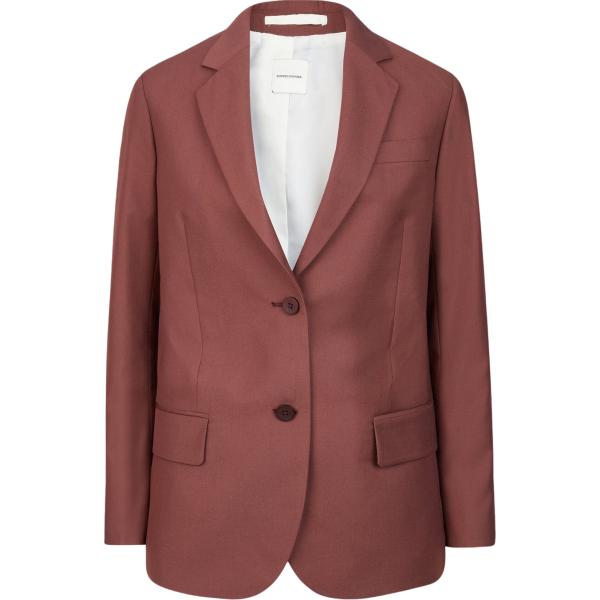blazer Doppelganger marrone tinta unita
