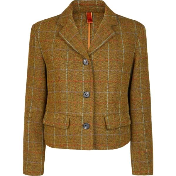 blazer Doppelganger marrone a quadri