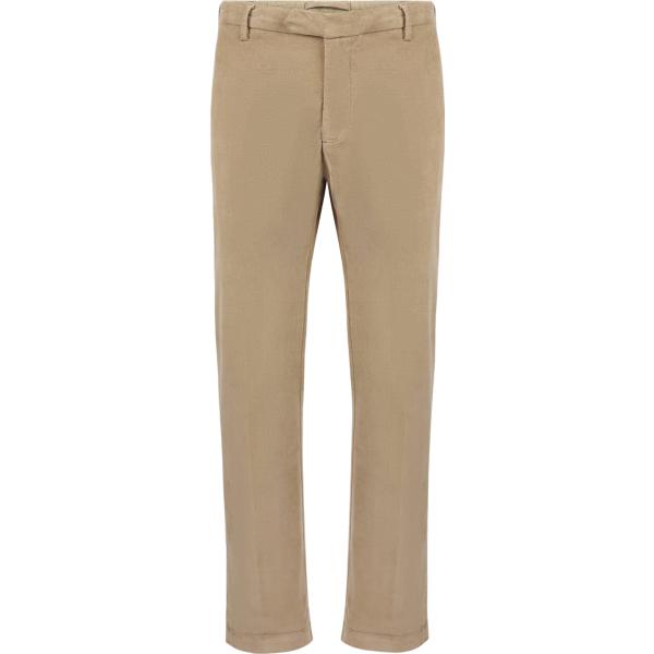 pantaloni Doppelganger marrone a righe