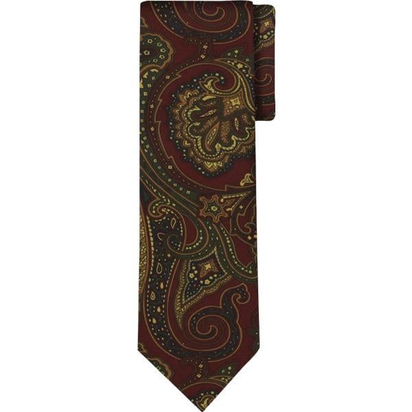 cravatte Doppelganger nero paisley