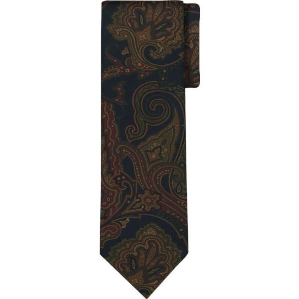 cravatte Doppelganger nero paisley