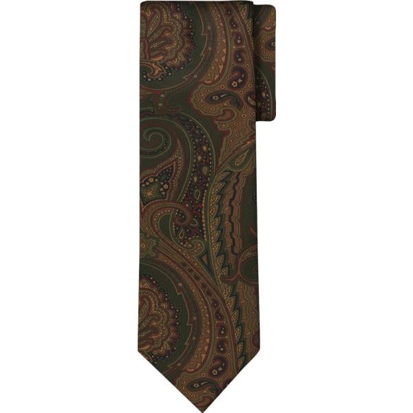 cravatte Doppelganger marrone paisley