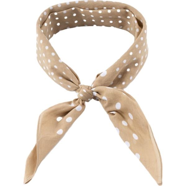 sciarpe e foulard Doppelganger marrone a pois