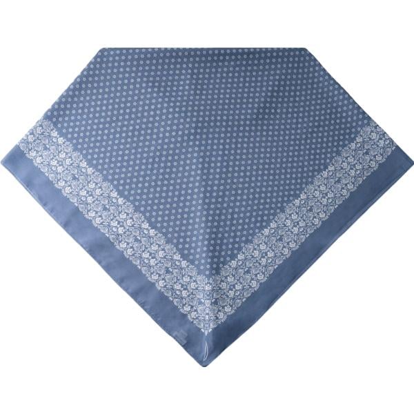 foulard Doppelganger blu a fiori