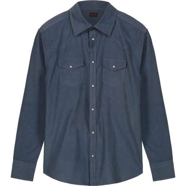 camicie Doppelganger blu a righe