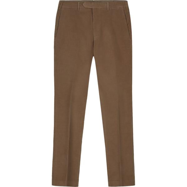 pantaloni Doppelganger marrone a righe