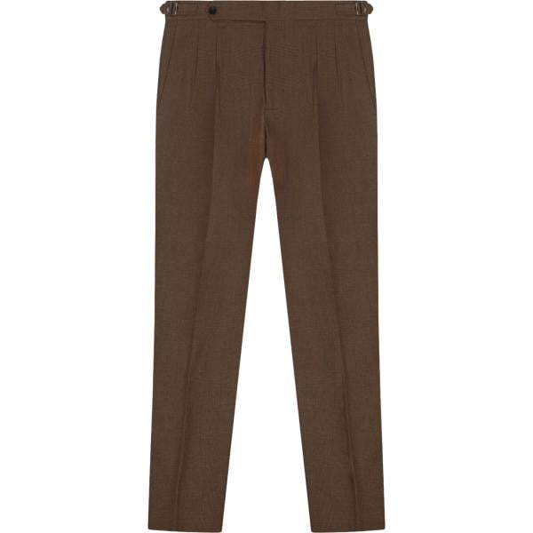 pantaloni Doppelganger marrone principe di galles