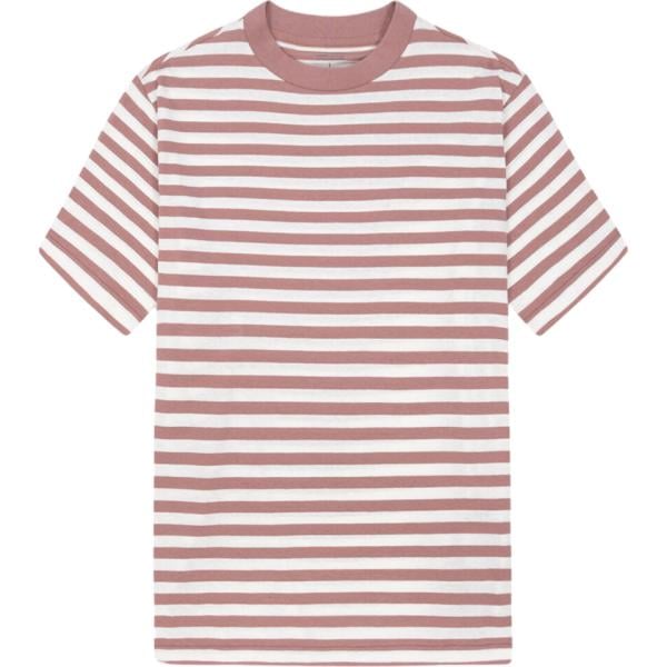 t-shirt Doppelganger multicolore a righe