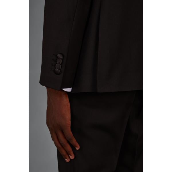 Vestito da uomo in nero pece monopetto Doppelganger