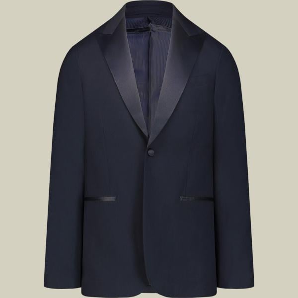 Vestito da uomo in blu medio monopetto Doppelganger