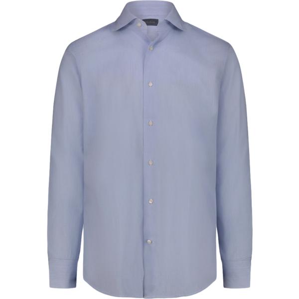 Camicia da uomo in bianco neve a righe Doppelganger