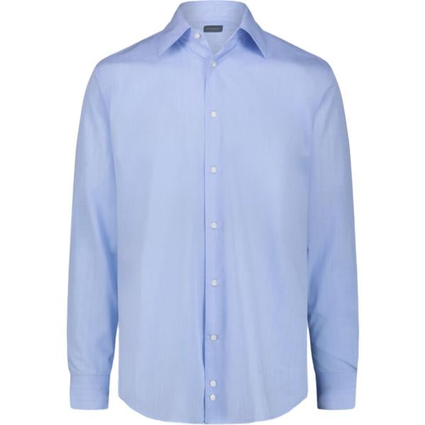 Camicia da uomo in bianco neve principe di galles collo classico Doppelganger