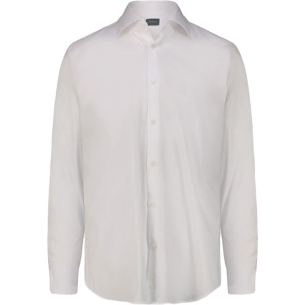 Camicia da uomo in bianco avorio in cotone Doppelganger