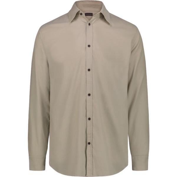 Camicia da uomo in marrone chiaro a righe Doppelganger