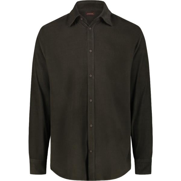 Camicia da uomo in nero pece a righe Doppelganger