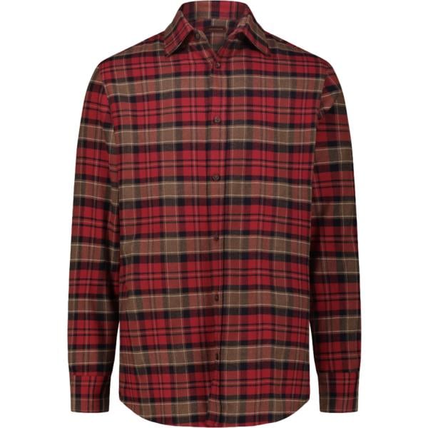 Camicia da uomo in bordeaux a quadri Doppelganger Doppelganger