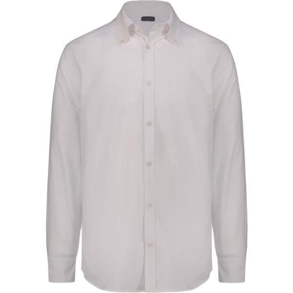 Camicia da uomo in bianco avorio Doppelganger