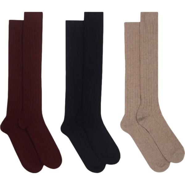 Calzino da uomo in nero pece in cashmere Doppelganger