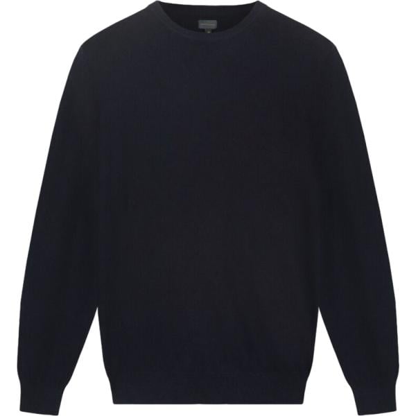 Maglione da uomo in blu medio girocollo in lana Doppelganger