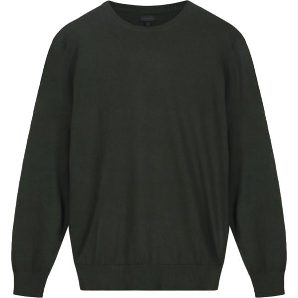 Maglione da uomo in nero pece girocollo in lana Doppelganger