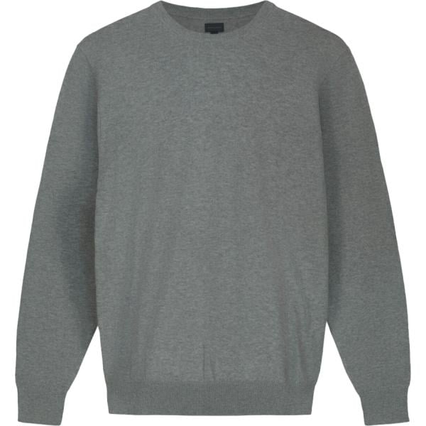 Maglione da uomo in grigio scuro girocollo in lana Doppelganger