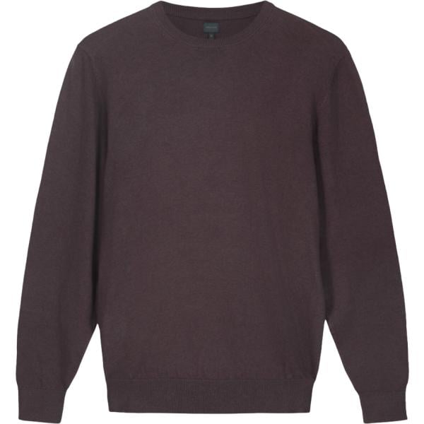 Maglione da uomo in grigio scuro girocollo in lana Doppelganger
