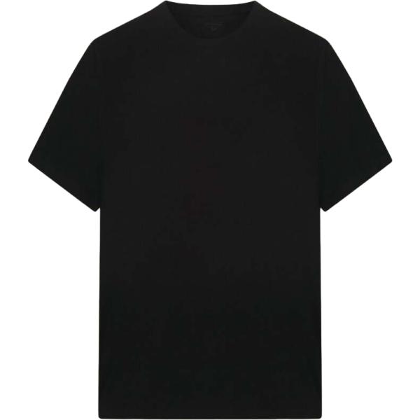 T-shirt da uomo in nero pece girocollo a maniche corte Doppelganger