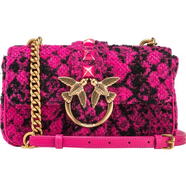borse a tracolla Pinko multicolore serpente