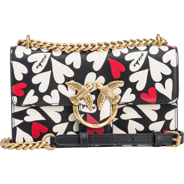 borse a tracolla Pinko multicolore con stampe