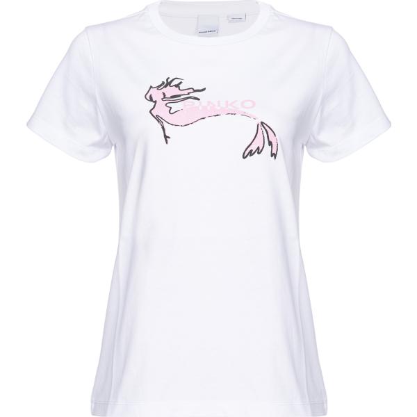 t-shirt Pinko bianco con stampe