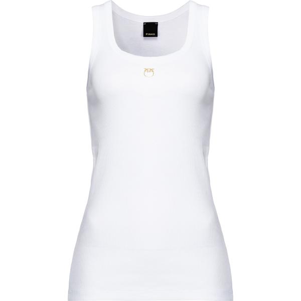canottiere Pinko bianco
