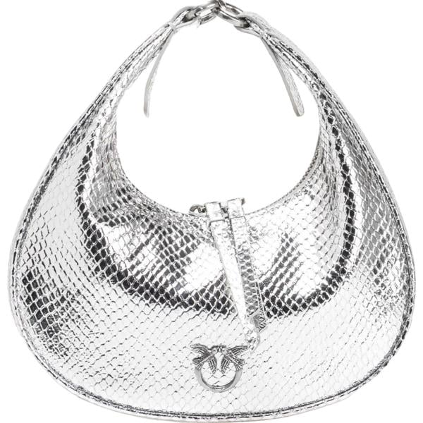 borse a spalla Pinko bianco con stampe
