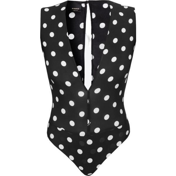 body Pinko nero a pois