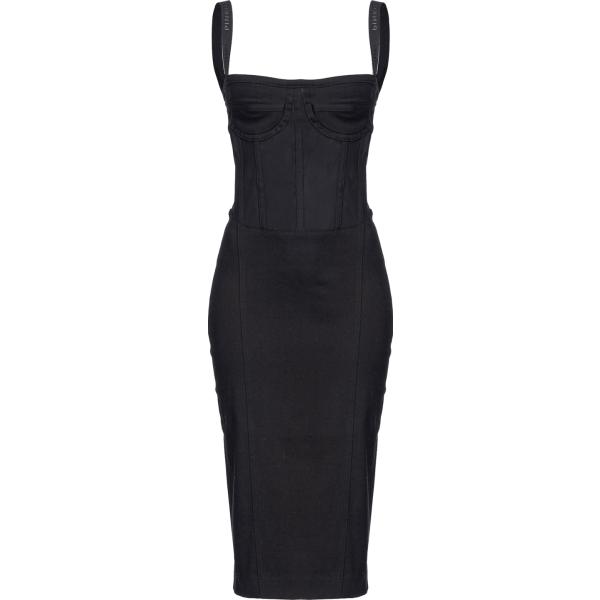 vestiti midi/longuette Pinko nero