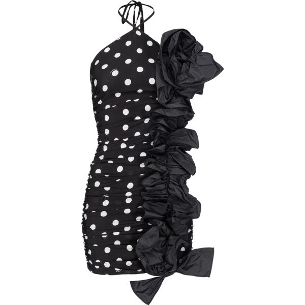 vestiti lunghi Pinko nero a pois