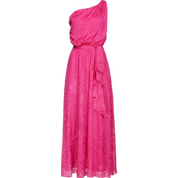 vestiti lunghi Pinko rosa animalier
