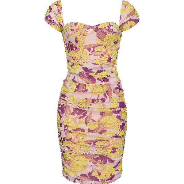 vestiti corti Pinko giallo a fiori