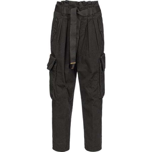 pantaloni cargo Pinko nero