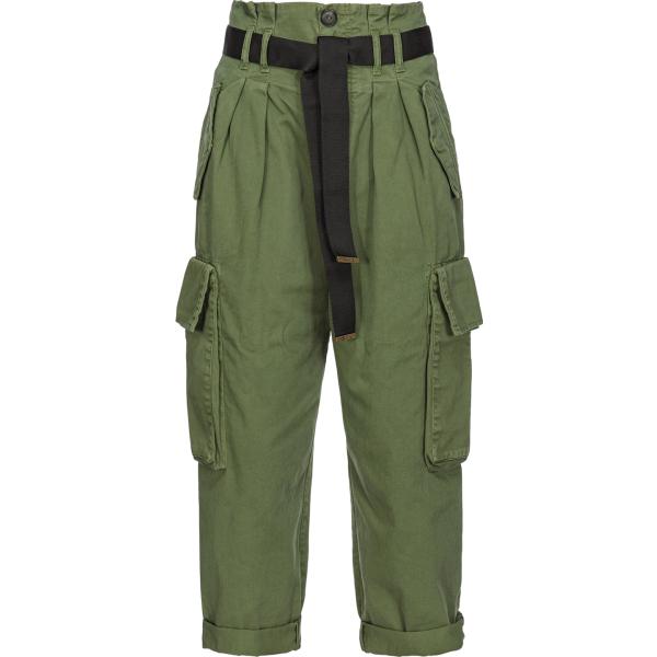 pantaloni cargo Pinko verde