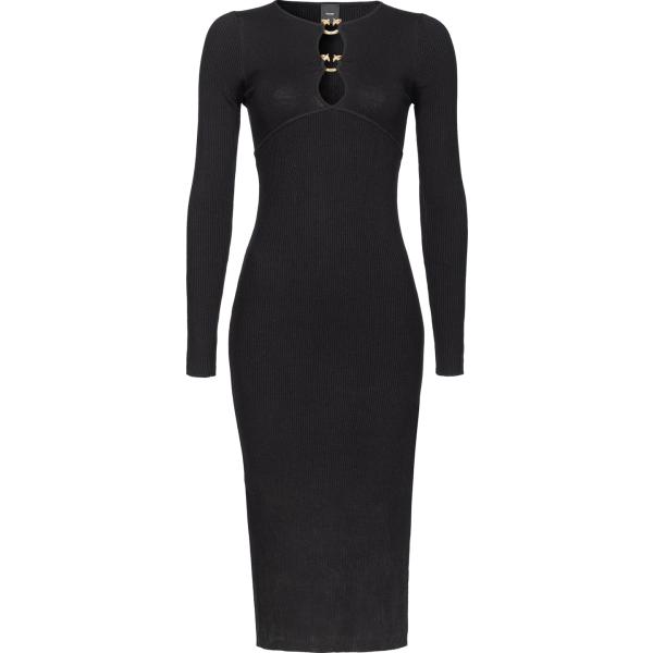 vestiti midi/longuette Pinko nero