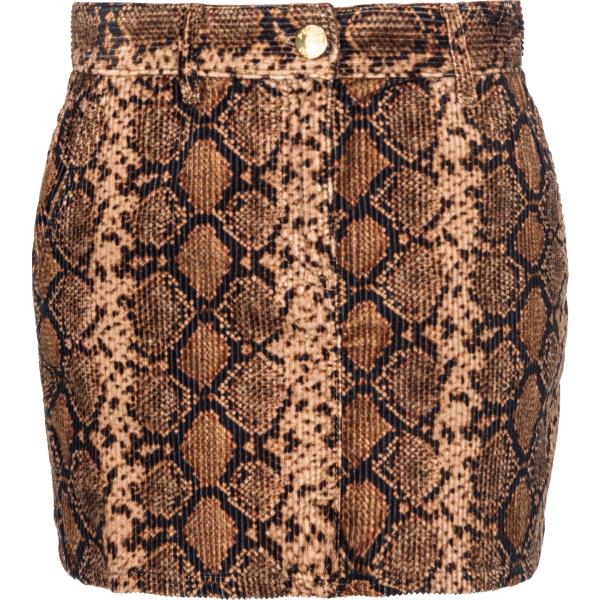 minigonne Pinko marrone serpente