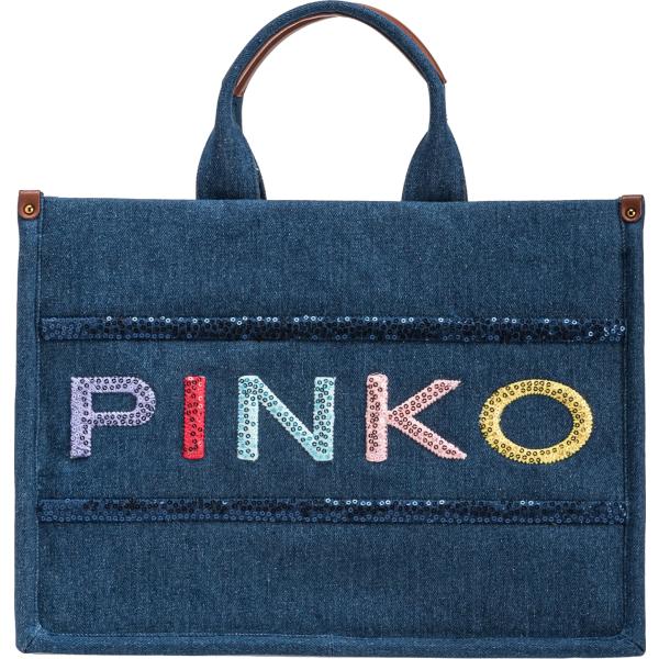 shopping bag Pinko blu