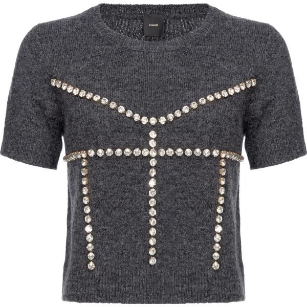 t-shirt Pinko grigio