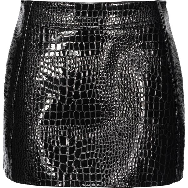 minigonne Pinko nero con stampe