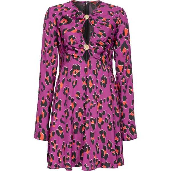 vestiti Pinko rosa animalier